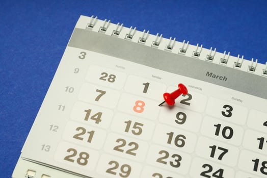Event planning calendar