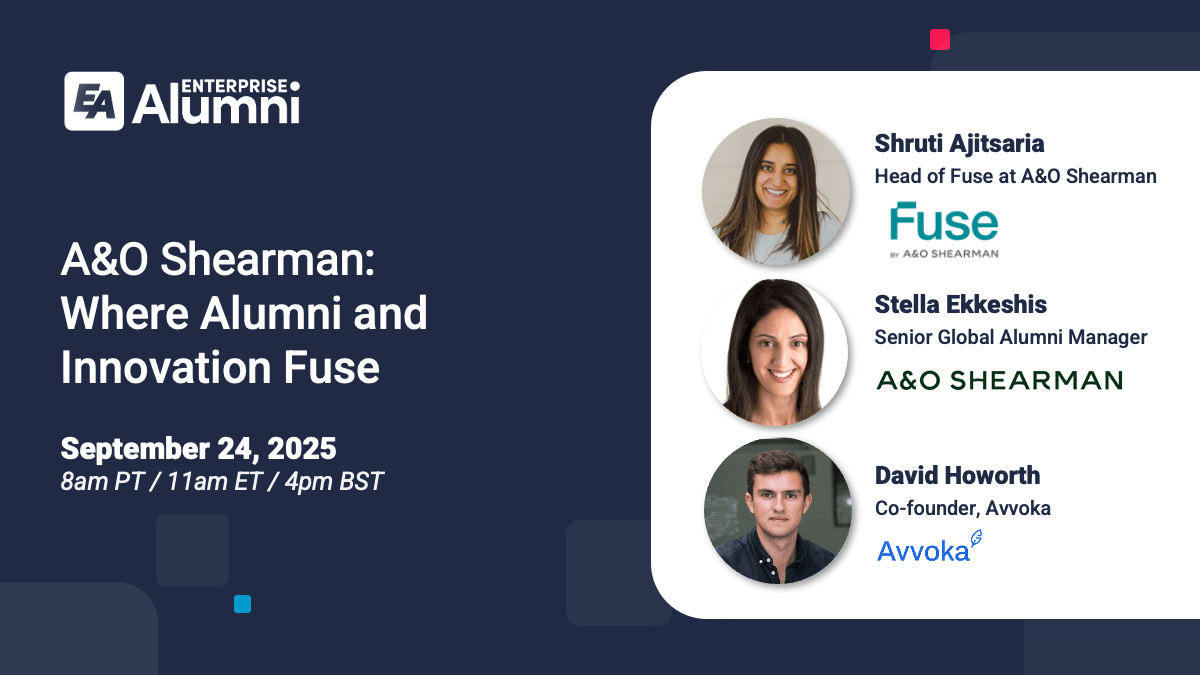 A&O Shearman: Where Alumni and Innovation Fuse