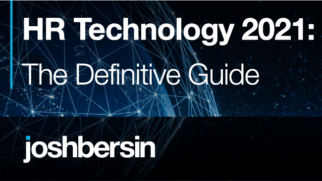 HR Technology 2021 | Josh Bersin