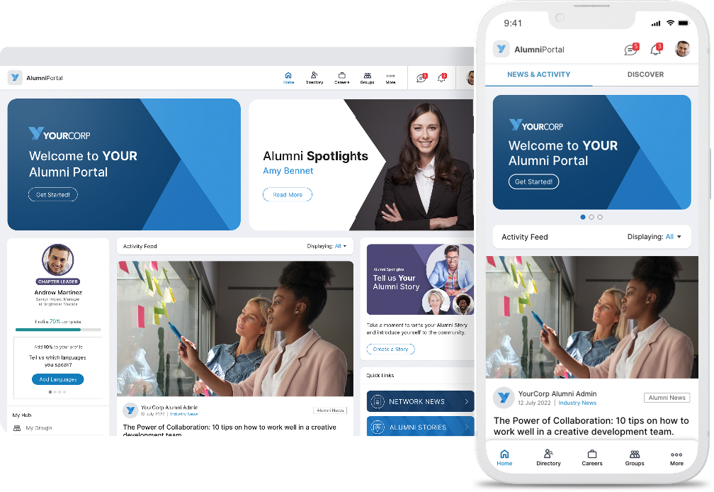 Corporate Alumni Engagement Platform