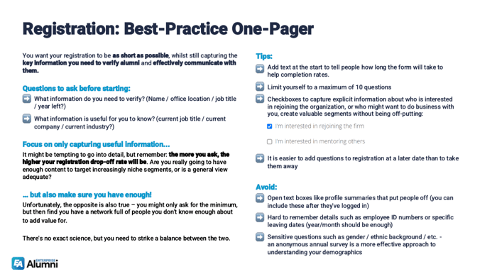 Registration-Best-Practice